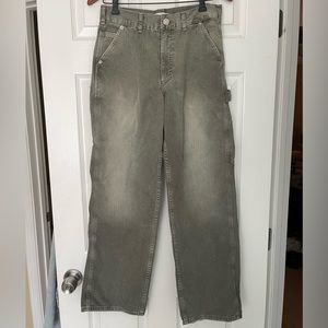 Zara Olive Green Cargo Pants